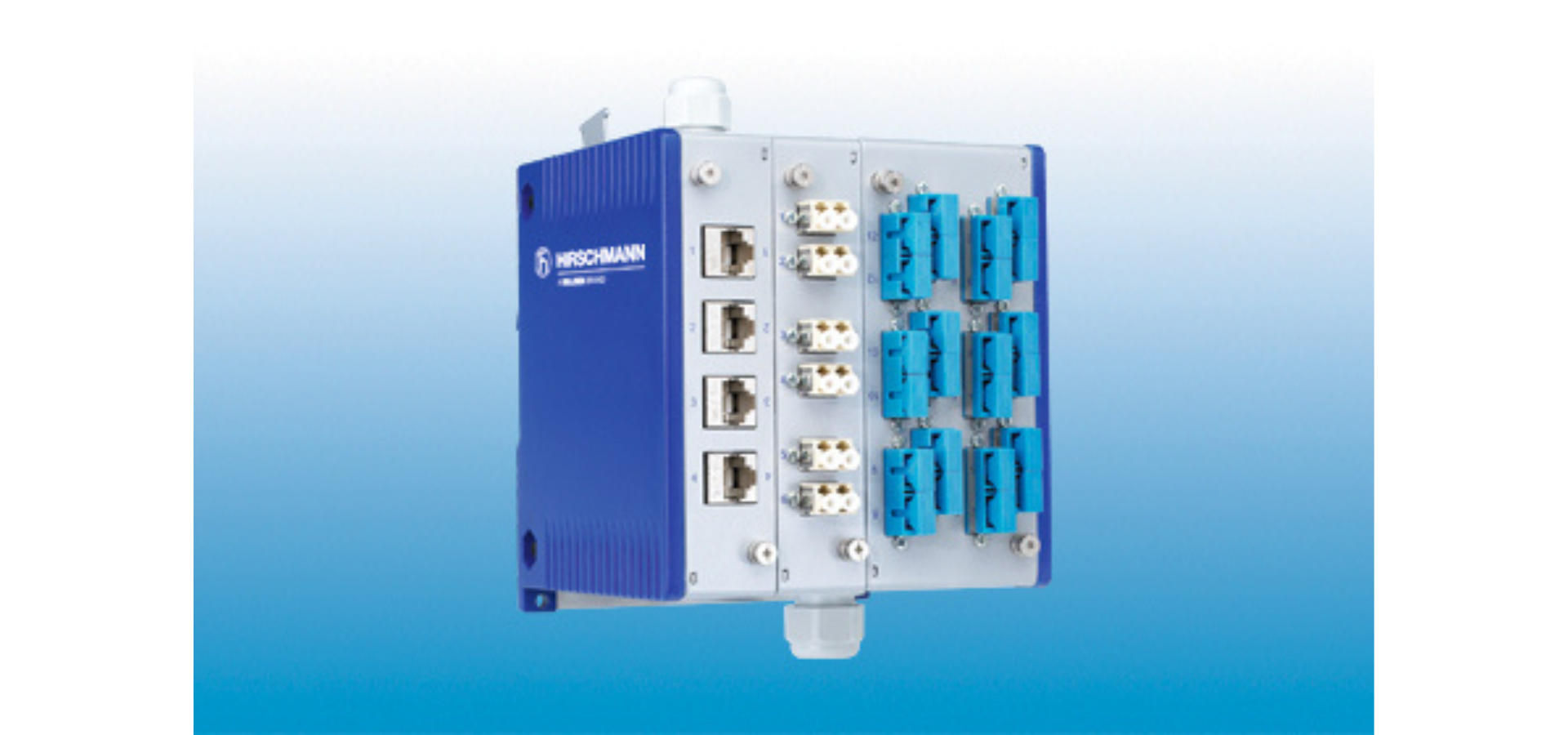 Hirschmann modular industrial patch panel